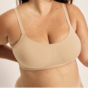 NWT Knix The One & Only Scoop Bra Warm Sand Size XXL Wireless Convertible Straps